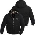 YAKUZA Jacke Crime Inc. Rookie Winterjacke WJB-24052 Schwarz Jacken