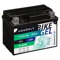 GEL Motorradbatterie 12V 4Ah Rollerbatterie YTX4L-BS CTX4L-BS 50314 YT4L-BS