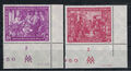 DDR 1950 MiNr. 248-49 DV, Liz.-N, Ecke 4 Bogen Nr. 249 ndgz postfrisch