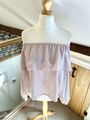 Wilfred Aritzia Off Shoulder Bardot Top Blush Pink Größe Small Neu