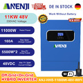 11000W Solar-Wechselrichter Off-Grid Hybrid 2*MPPT 160A 230Vac 48V 500V mit WIFI