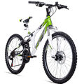 24 Zoll Mountainbike Bergsteiger Montreal Shimano Scheibenbremse Kinderfahrrad