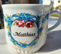 schöne, grosse Tasse  " Matthias "    300 ml