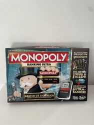 Hasbro Monopoly Banking Ultra Brettspiel Vollständig & Sehr Guten Zustand!