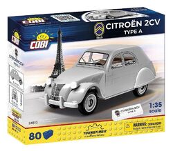 Cobi 24510 Citroen 2CV Type A 1949 Auto Klemmbausteine Bausatz 80 Teile 1:35