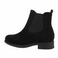 Chelsea Boots STIEFELETTEN DAMENSCHUHE DESIGNER NEU Gr 37 Schwarz 3895