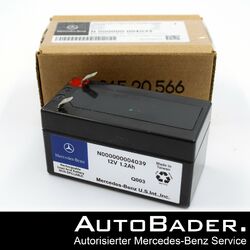 Original Mercedes AGM Backup Batterie Stützbatterie 12V 1.2Ah N000000004039 NEU