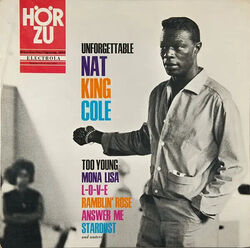 Nat King Cole The Unforgettable Nat King Cole HÖR ZU Capitol Vinyl LP