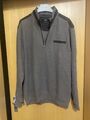 Bugatti Herren Pullover mit Leder Besatz, Gr.XXL, Neu!