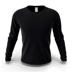 Longsleeve Langarmshirt T-Shirt Langarm Unisex Baumwolle Damen und Herren S-3XL