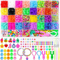 2700+ Loom Bänder Set Für Armbänder, Loops Gummis Bänder Loom Rubber Bands Kit K