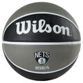 Basketball Unisex, Wilson NBA Team Brooklyn Nets Ball, Schwarz