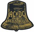 AC/DC Hells Bells Cut Out gewebter Aufnäher- woven Patch NEU & OFFICIAL!