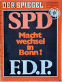 Der Spiegel 29. September 1969, Nr. 40 Titel: Machtwechsel in Bonn?