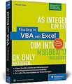 Einstieg in VBA mit Excel: Makro-Programmierung für Micr... | Buch | Zustand gut