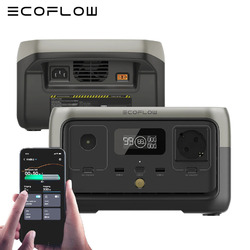 ECOFLOW RIVER 2 PowerStation 600W Max 256Wh Tragbare Solargenerator Für Camping