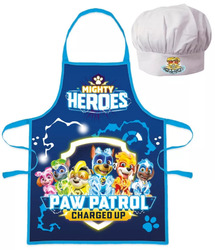 ♥ PAW Patrol Mighty Heroes Kinder Kochschürze Schürze Backschürze SET 2-Teilig ♥