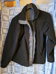 WINDDICHTE FLEECEJACKE  SCHWARZ Gr. XXL / 56-58 FÜR MOTORRAD UND FREIZEIT