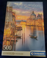 Venedig beleuchtet, New York, Griechenland (Puzzle 500 Teile) + Poster