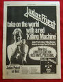 JUDAS PRIEST TAKE ON THE WORLD SINGLE 1979 ORIGINAL VINTAGE MUSIK PRESSE WERBUNG 