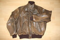 Chevignon Airs Lederjacke vintage, Stehkragen, Größe Large, Mod. Ende 80er Jahre