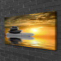 Leinwand-Bilder 100x50 Wandbild Canvas Kunstdruck Steine Kunst