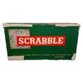 Vintage 1955 Scrabble Spiel - Holz Steine Spear Wort Kreuzwort Spiel für 2 26022