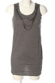 H&M Longtop Damen Gr. DE 36 hellgrau Casual-Look