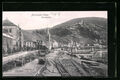 Berncastel-Cues, Partie an der Mosel, Ansichtskarte 1907 