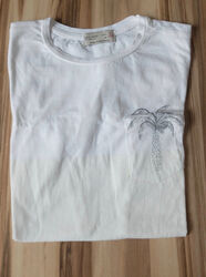 ZARA BOYS T-Shirt / Junge / wollweiss-gelb / Gr. 128