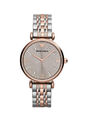 Emporio Armani Armbanduhr Damenuhr AR1840 Ø 32 mm Edelstahl Rosé Silber