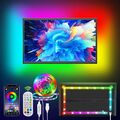 5050 RGB LED Stripe Leiste Streifen Band Licht Leuchte USB Lichterkette Dimmbar