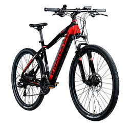 27,5 Zoll E-Bike Elektrofahrrad Herren/Damen Mountainbike E Bike B-Ware blck/red