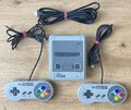 Original Super Nintendo Classic Mini SNES Konsole mit zwei Controllern