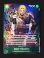 One Piece Basil Hawkins OP07-029 ALT ART Holo 500 Years into the Future EN