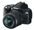 Nikon D D60 digitale 10,2-MP-Spiegelreflexkamera – schwarz (Set mit Objektiv ...