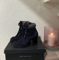 Schöne Tommy Hilfiger Stiefeletten Größe 40 , dunkelblau