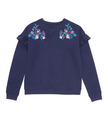 Y.F.K. Mädchen Sweatshirt Pullover Pulli mit Blumen-Print Gr. 158/164