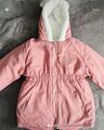 Winterjacke Mädchen 110/116 Neu Warme Jacke Rosa Pink