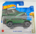 HOT WHEELS '95 JEEP CHEROKEE BAJA BLAZER 10/10 GRÜN 150 NEUWERTIG KURZE KARTE 137