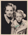 MARLENE DIETRICH Original Autogramm Echt Großfoto Tochter Maria Riva 30er selten