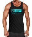 Herren Tank-Top California Print Ocean Drive Kalifornien Palme Sommer Fashion