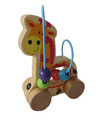 lustiges Baby Holz-Spielzeug Motorik-Giraffe Spiel Lernspiel Motorikschleife