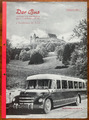 COBURG, Veste - TRUTZ-Aufbau auf M.A.N Reisebus Panoramafenster - Werbung 1951