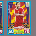 Topps MATCH ATTAX 2017-18 - PREMIER LEAGUE HANDELSKARTE ADAM LALLANA 175