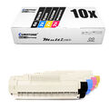 10x ECO Toner ersetzt OKI 46507508 46507507 46507506 46507505 CMYK