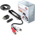 USB 2.0 Audio Grabber Converter for Vinyl Cassette to Digital MP3 Converter