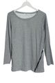 LESARA Longsleeve Damen Gr. DE 36 hellgrau Casual-Look