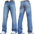 NEU MIT ETIKETT NEU HERRENJEANS GERADES BEIN NORMALE PASSFORM DUNKELBLAU DENIM ALLE TAILLEN & GRÖSSEN