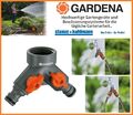 Gardena 938-20 Wasserhahn Verteiler 1/2" / 2-Wege-Ventil mit 26,5 mm (G 3/4") IG